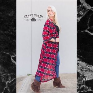 Red Aztec Duster
